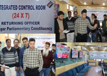 Lok Sabha Elections-2024 : Integrated Election Control Room and MCMC Centre established in Srinagar