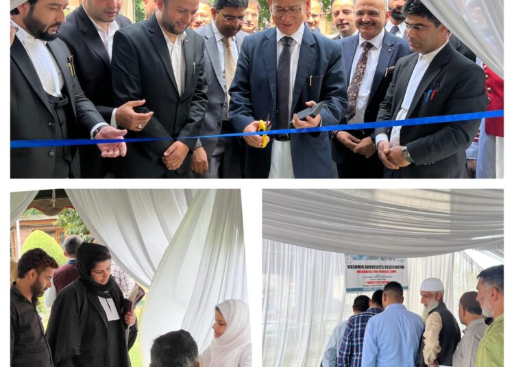 Kashmir Advocates Association Hosts Free Medical Camp