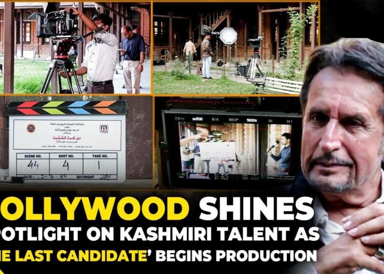 Kashmir attracts Bollywood again, “The Last Candidate” being shot in Sgr