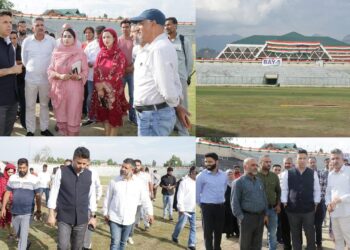 DC Sgr reviews arrangements for I-Day celebrations at Bakshi Stadium