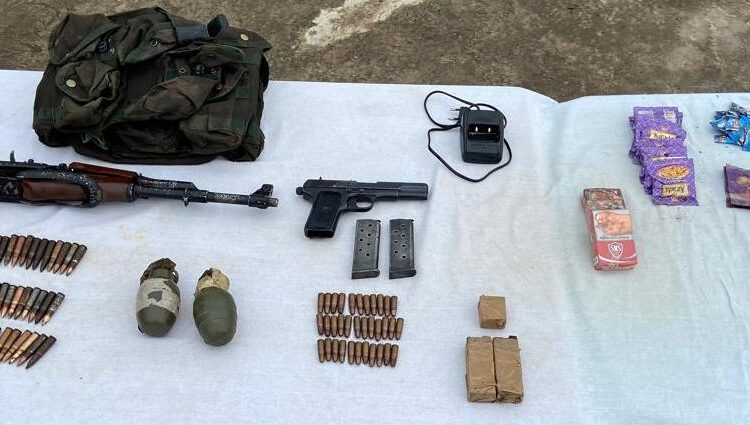 Arms And Ammunition Along With Explosives Recovered In Rajouri