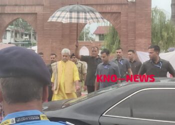 Independence Day 2024: LG Manoj Sinha inaugurates Balidan Stambh in Srinagar