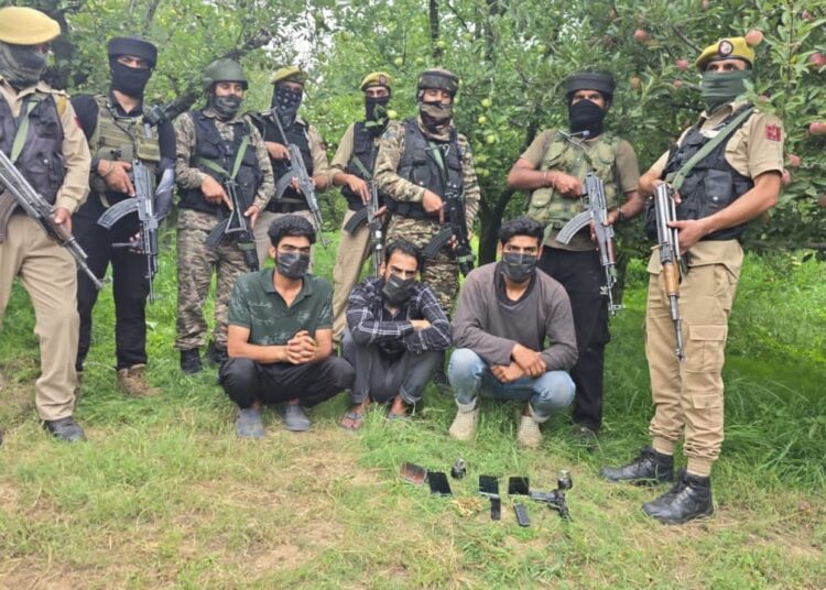 3 LeT Militant Associates Arrested Along With Arms And Ammunition In Anantnag: Police
