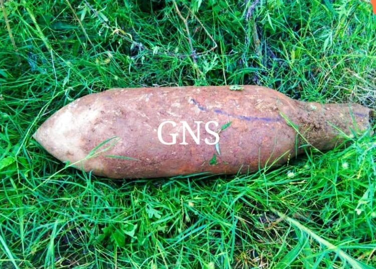 Rusted Shell Recovered In Rajouri