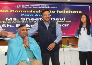 Assembly Polls: Paralympic Archery champions from J&K Sheetal Devi, Rakesh Kumar team up as ECI’s National PwD Icons for voter awareness