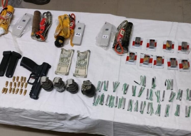 6 JeM Militant Associates Arrested As Militant Module Busted In Awantipora, IEDs, Arms And Ammunition Recovered: Police