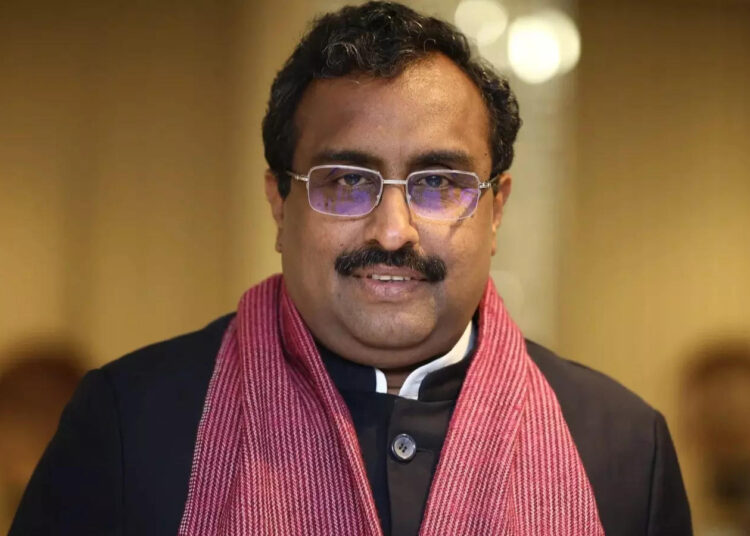 Will further vitiate Valley politics: BJP’s Ram Madhav slams Er Rasheed