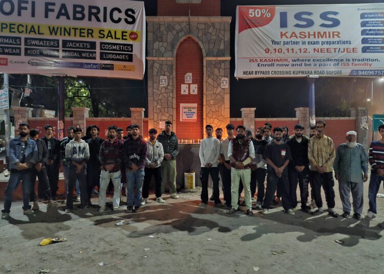 Candlelight March Held in Sopore to Condemn Recent Civilian Killings in Shopian and Ganderbal