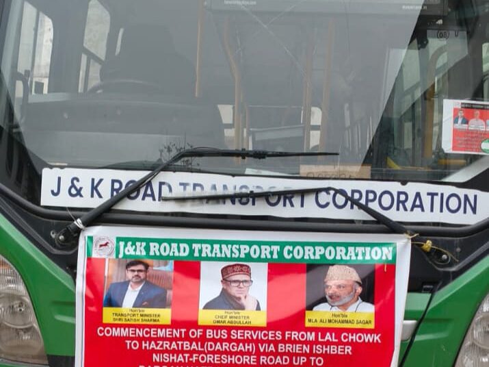 Special Bus service commences from Lal Chowk to Hazratbal Dargah via Brien Ishber Nishat