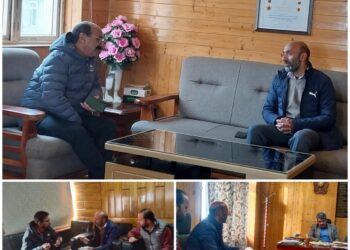 MLA Langate calls on Director ULB, Agriculture, Rural Development & Dir libraries, discusses public issues