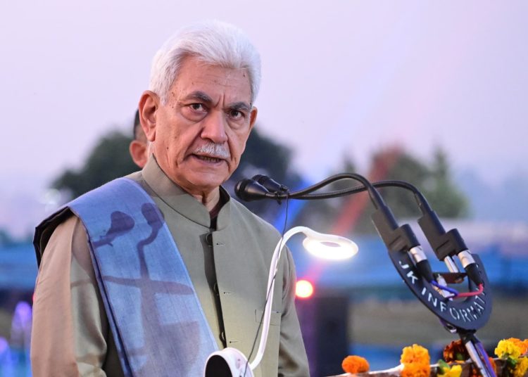 Law enforcement agencies monitoring anti-India elements, separatists’ ecosystem: LG Sinha