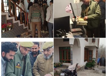 Unlawful Activities: Police Conducts Raids In Batamaloo, HMT In Srinagar