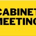 Cabinet to meet on Friday