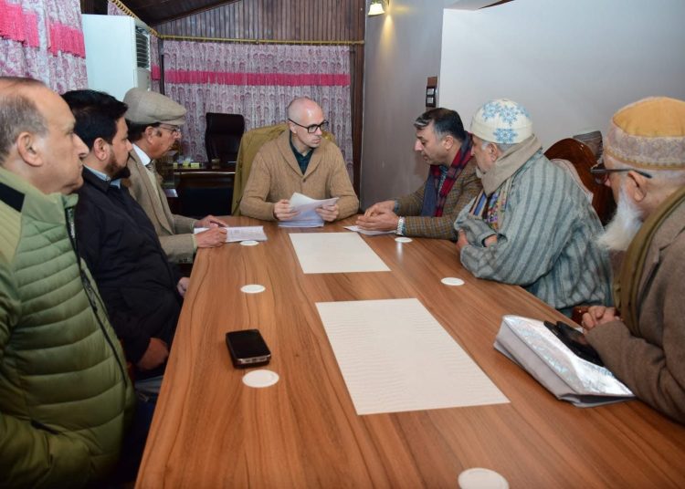 CM Omar holds first public interaction at Raabta