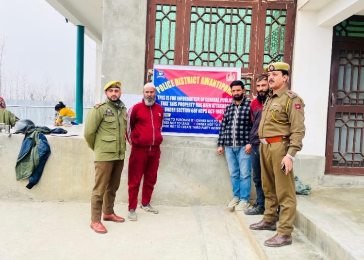 Property Worth 30 Lacs Attached Of Drug Peddler In Awantipora: Police
