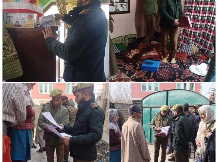 Unlawful Activities: Police Conducts Raids in Natipora Srinagar
