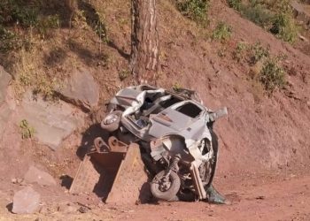 One person killed, another injured as vehicle falls 200-ft down embankment in Reasi