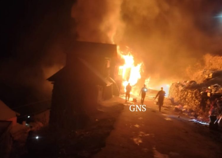 4 Shops Gutted As Massive Fire Erupts In Reasi