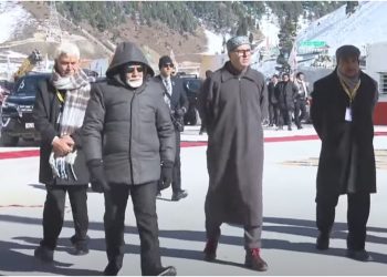 CM Omar pitches for Statehood restoration in presence of PM Modi