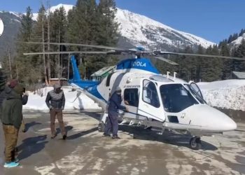 Heli service to Kashmir’s snowbound border areas soon, trail run conducted in Gurez