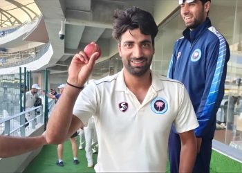 Didn’t celebrate Rohit’s wicket because i am his fan: J&K pacer Umar Nazir Mir