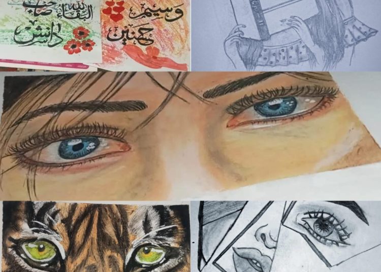 Kulgam Girl Turns Childhood Passion for Sketching into Artistic Journey