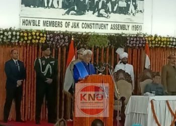 MLA Langate protests in assembly over Kathua, Baramulla deaths during LG’s address