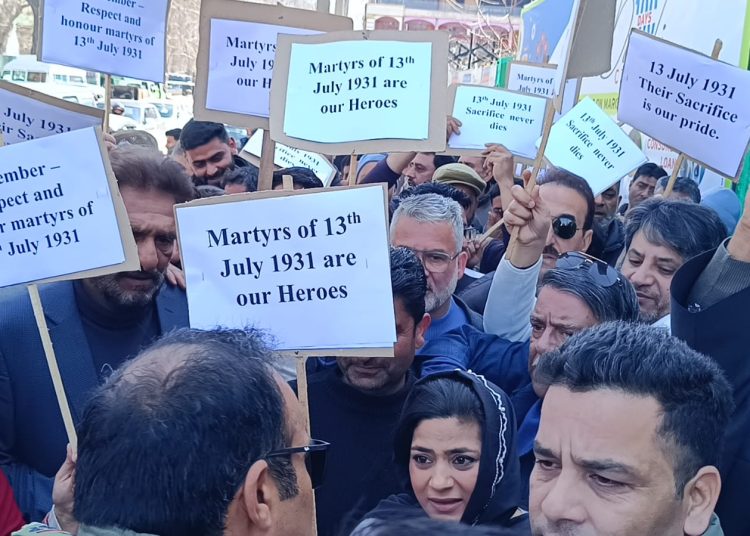 Iltija Mufti Leads Protests Against Remarks on July 13 Martyrs, Demands Apology