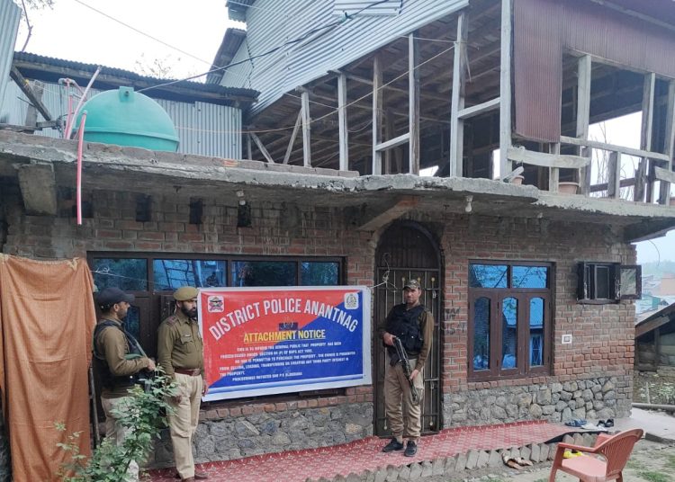 1.2 Crore Worth Properties Attached Of Drug Peddlers In Anantnag: Police