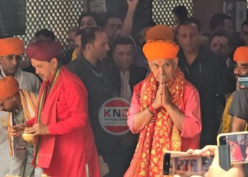 LG Sinha visits Mata Kheer Bhawani Temple on Jyeshtha Ashtami