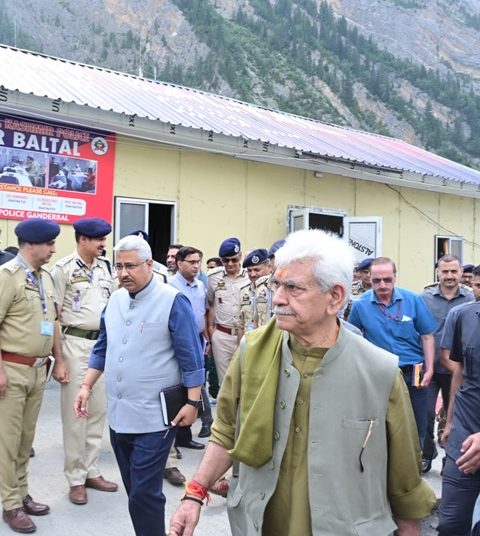 Shri Amarnath Ji Yatra-2025: Lieutenant Governor visits Baltal, reviews preparedness ahead of Shri Amarnath Ji Yatra