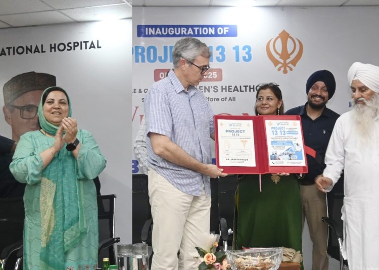 CM Omar Abdullah launches ‘Project 13-13’ women’s surgical care initiative at National Hospital Jammu