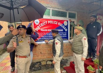 Kulgam Police Attaches Property of Drug Peddler Under NDPS Act