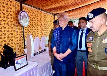 LG visits J&K Police Commando Training Centre in Jammu, reviews various training programmes