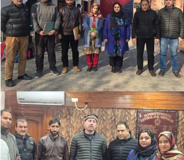 DLSAs inspect Central Jail Srinagar to strengthen legal aid for inmates