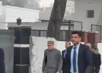 CM Omar Abdullah walks to DC Office Jammu to chair review meeting