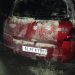 Swift Dzire Gutted in Late-Night Fire at SMHS Hospital Parking