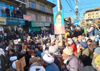 Massive Pro-Iran Rally Held in Kargil in Support of Supreme Leader Ayatollah Khamenei