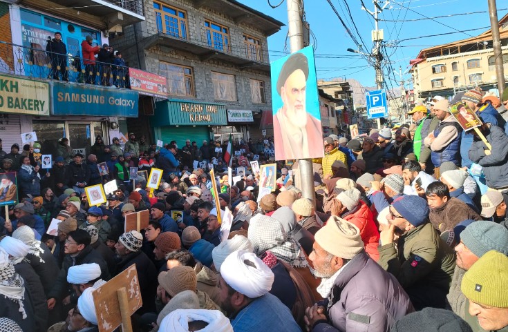 Massive Pro-Iran Rally Held in Kargil in Support of Supreme Leader Ayatollah Khamenei