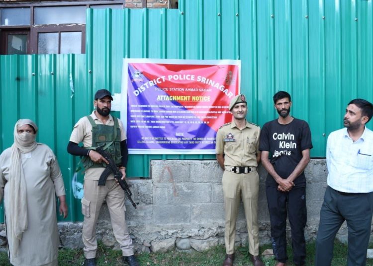 Srinagar Police Attaches Properties Worth ₹7.11 Crore Linked To Drug Trafficking & Terror Activities